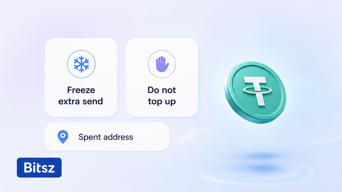 Две колонки Bitsz: заморозить повторный перевод против досыпа на тот же адрес