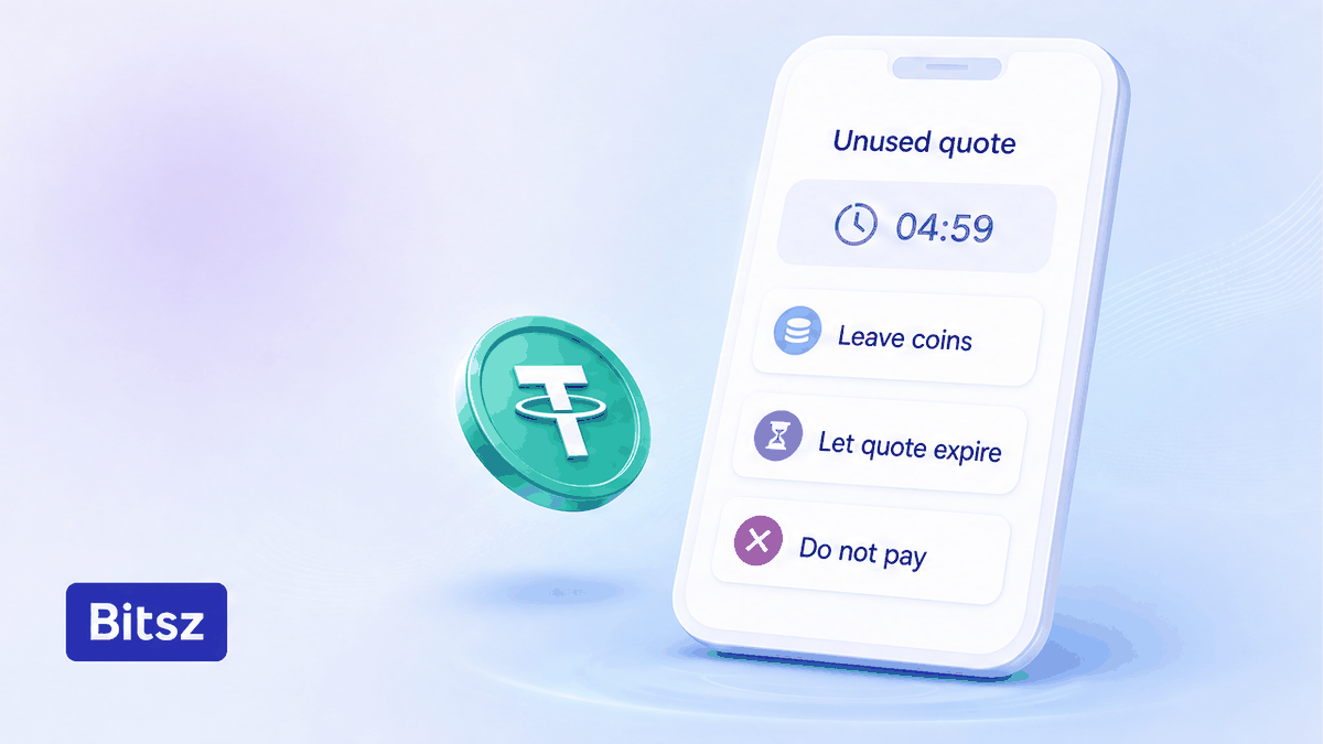 Три шага Bitsz: оставить монеты, дать котировке истечь, не платить