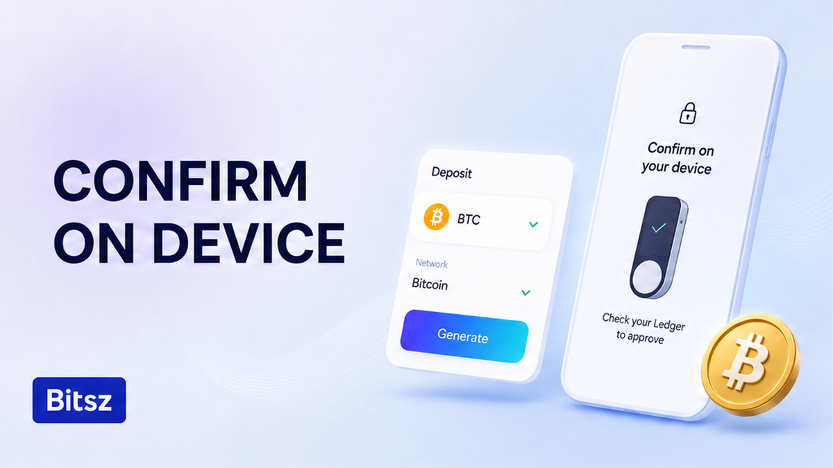 How to Send From a Hardware Wallet to a Bitsz Deposit
