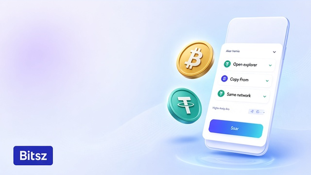 Три чипа Bitsz: открыть эксплорер, скопировать From, сверить ту же сеть